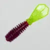 Beaver Bottom Baits 2" Crappie Jig - Mardi Gras (Maroon/Chart/Gold Silver Flk) 10pk - Lucky Lure Tackle