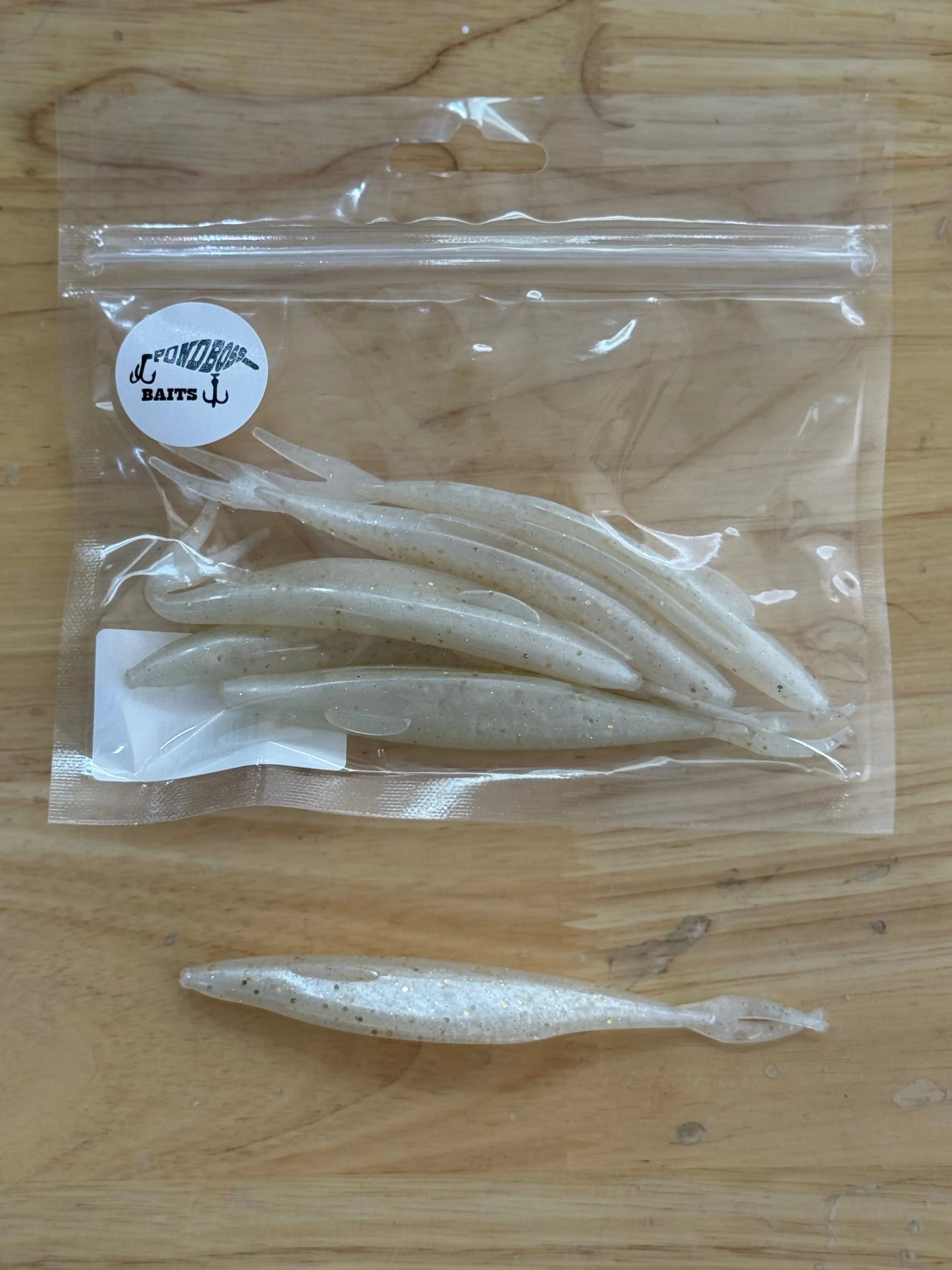 Pond Boss Depth Minnow 5" - Champagne Pearl 6pk