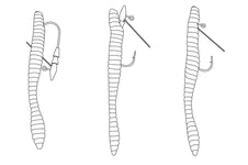 Core Tackle Hover Rig Weedless 3/0 1/8oz - 3pk