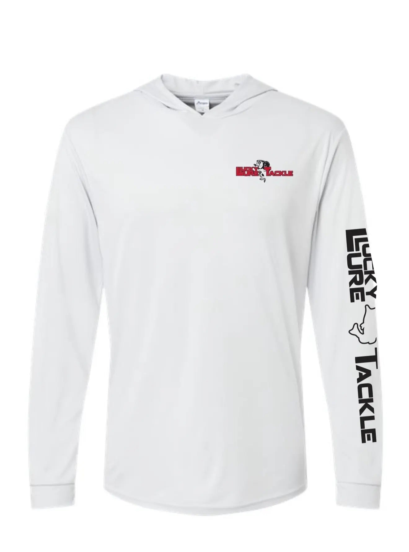 Lucky Lure Tackle Hooded Performance Long Sleeve Shirt 