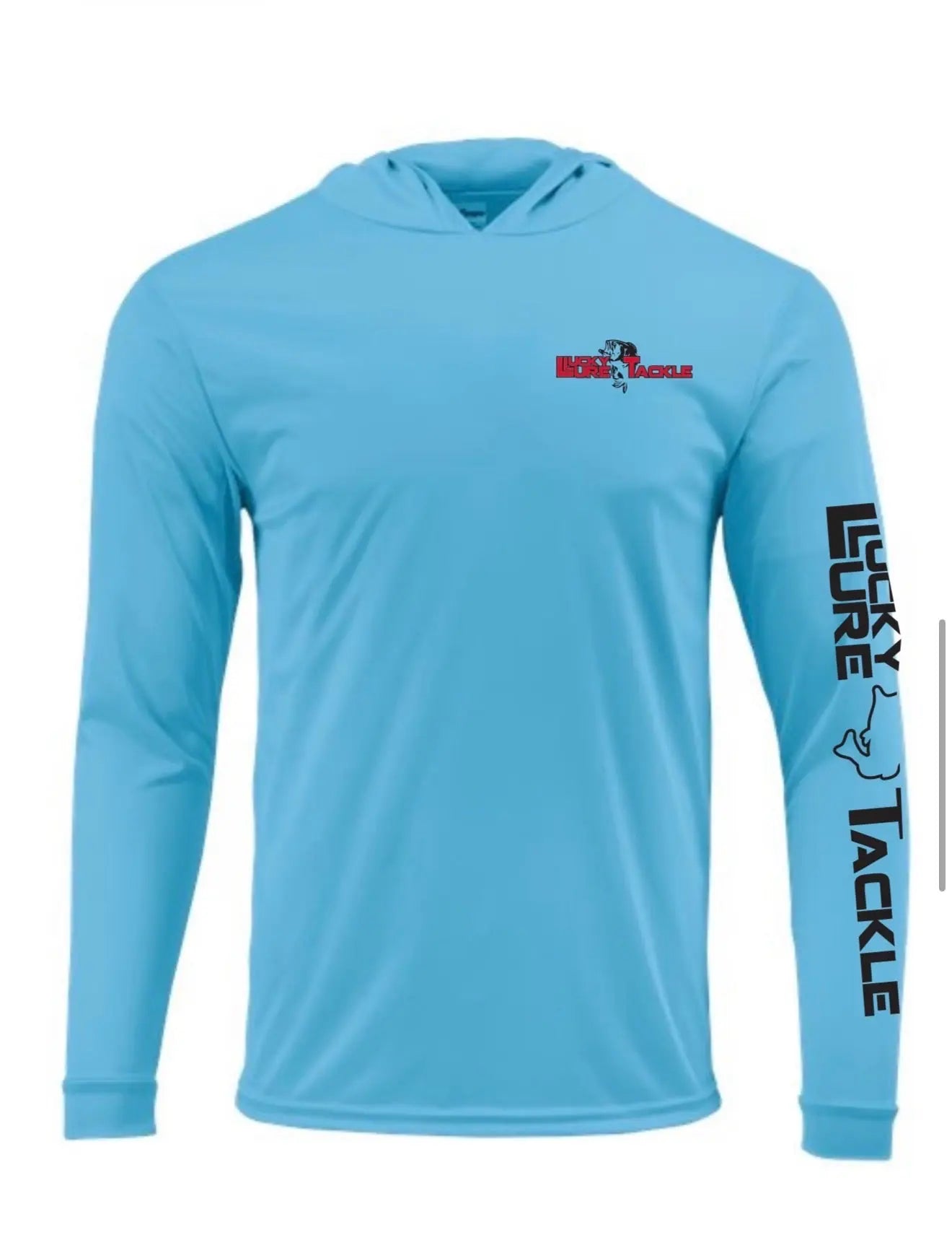 Lucky Lure Tackle Hooded Performance Long Sleeve Shirt 