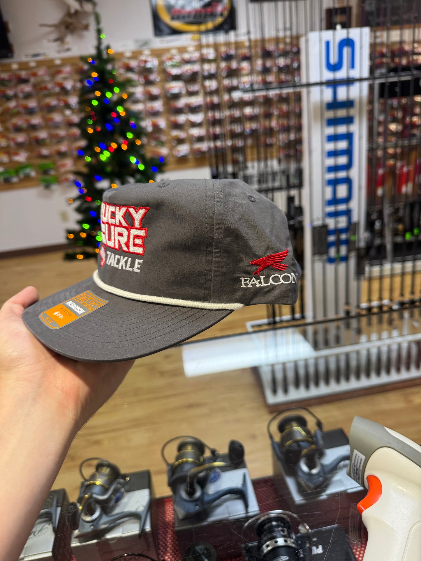 Lucky Lure Tackle x Falcon Rods Captains Hat - Lucky Lure Tackle