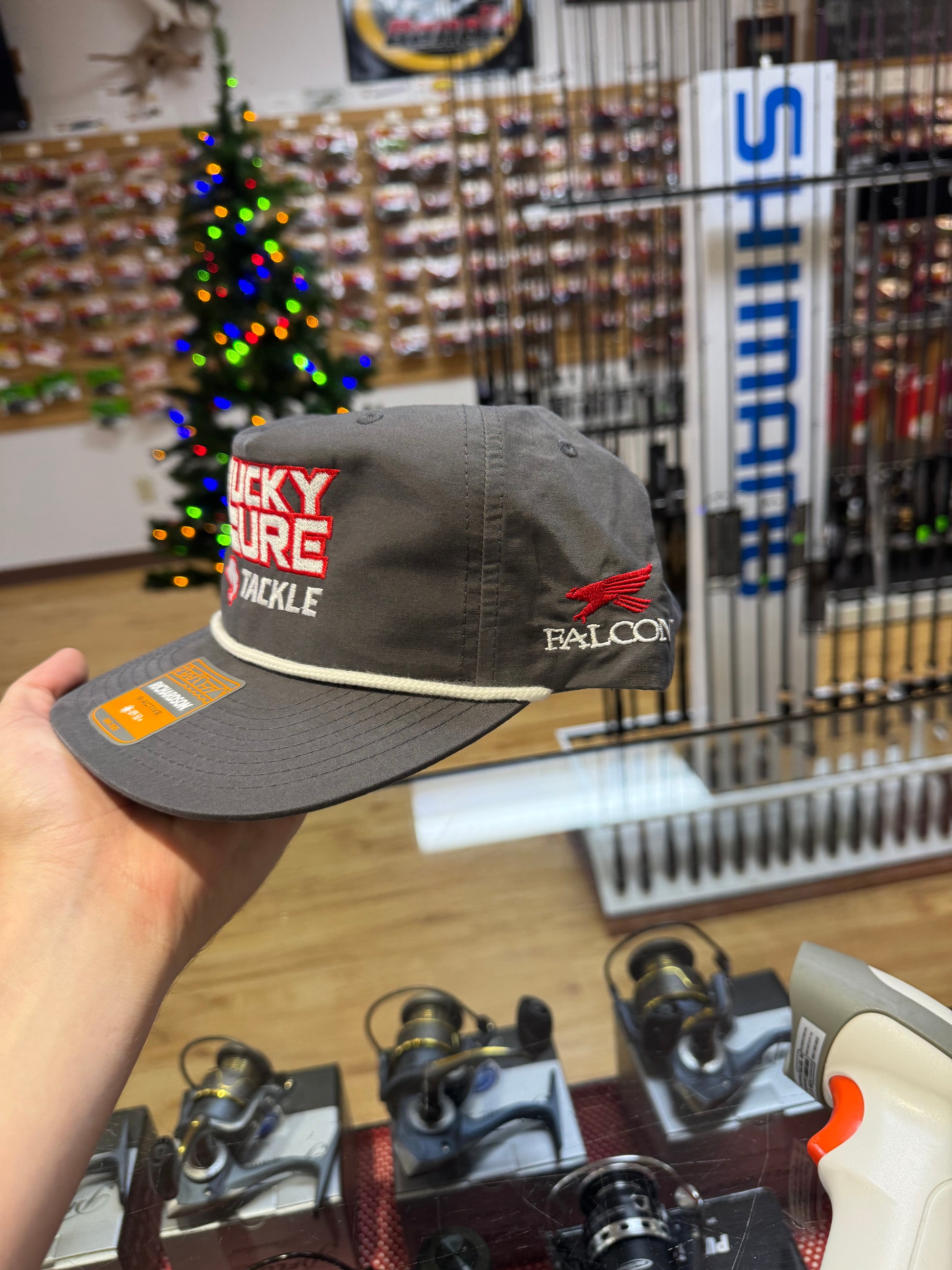 Lucky Lure Tackle x Falcon Rods Captains Hat - Lucky Lure Tackle