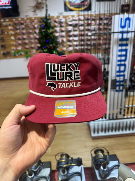 Lucky Lure captains hat for bass fishing 