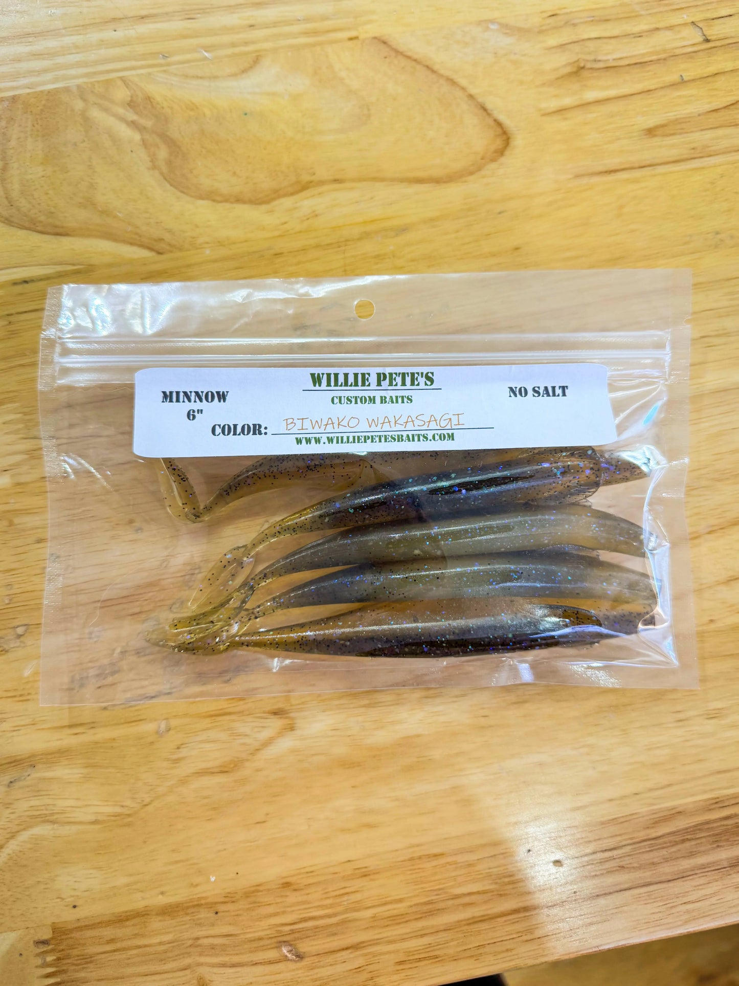 Willie Pete's Willies Minnow 6" - Biwako Wakasagi