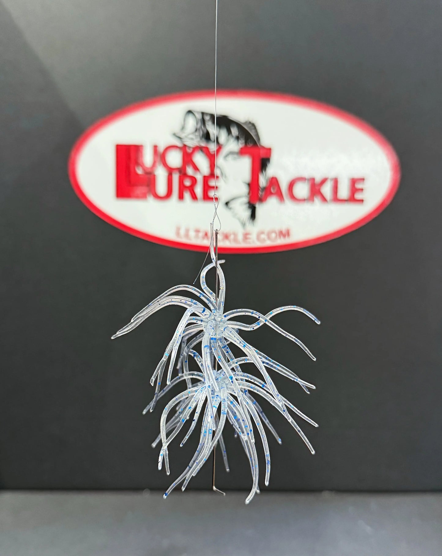 Hags's Prickly Pear Mesquite Magic Soft Plastic lure featuring wispy tentacles and compact finesse profile for pressured bass and finicky fish 