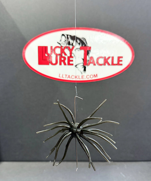 Hags's Prickly Pear Mesquite Magic Soft Plastic lure featuring wispy tentacles and compact finesse profile for pressured bass and finicky fish 