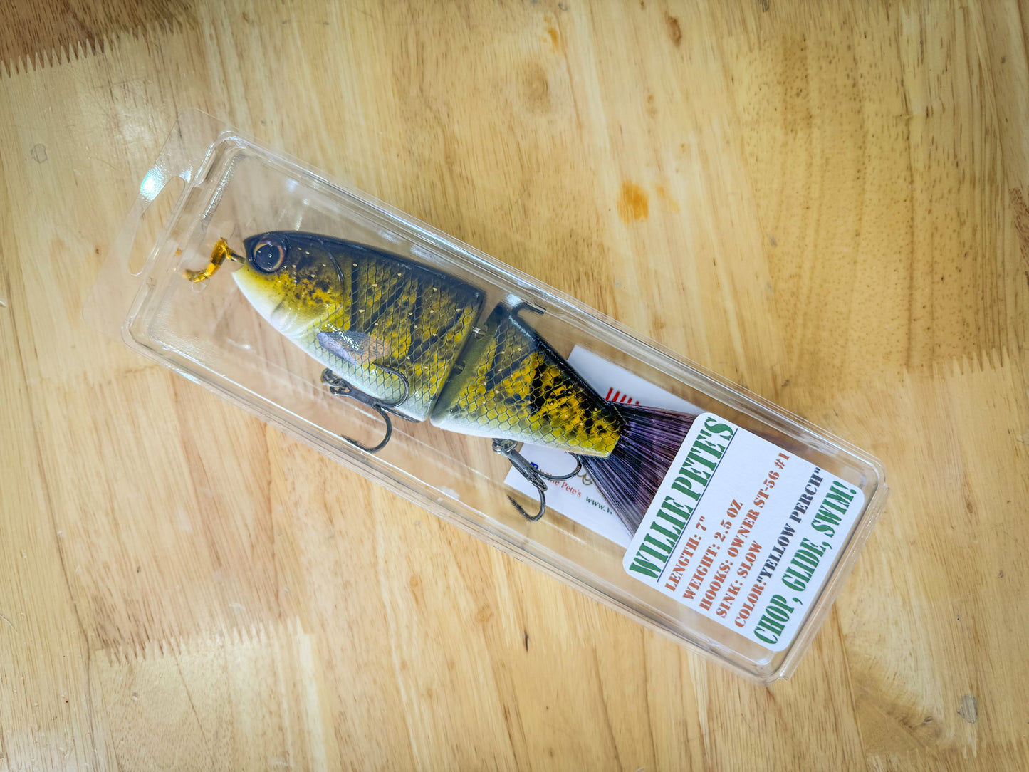 Willie Pete's OG Willie 7" - Yellow Perch
