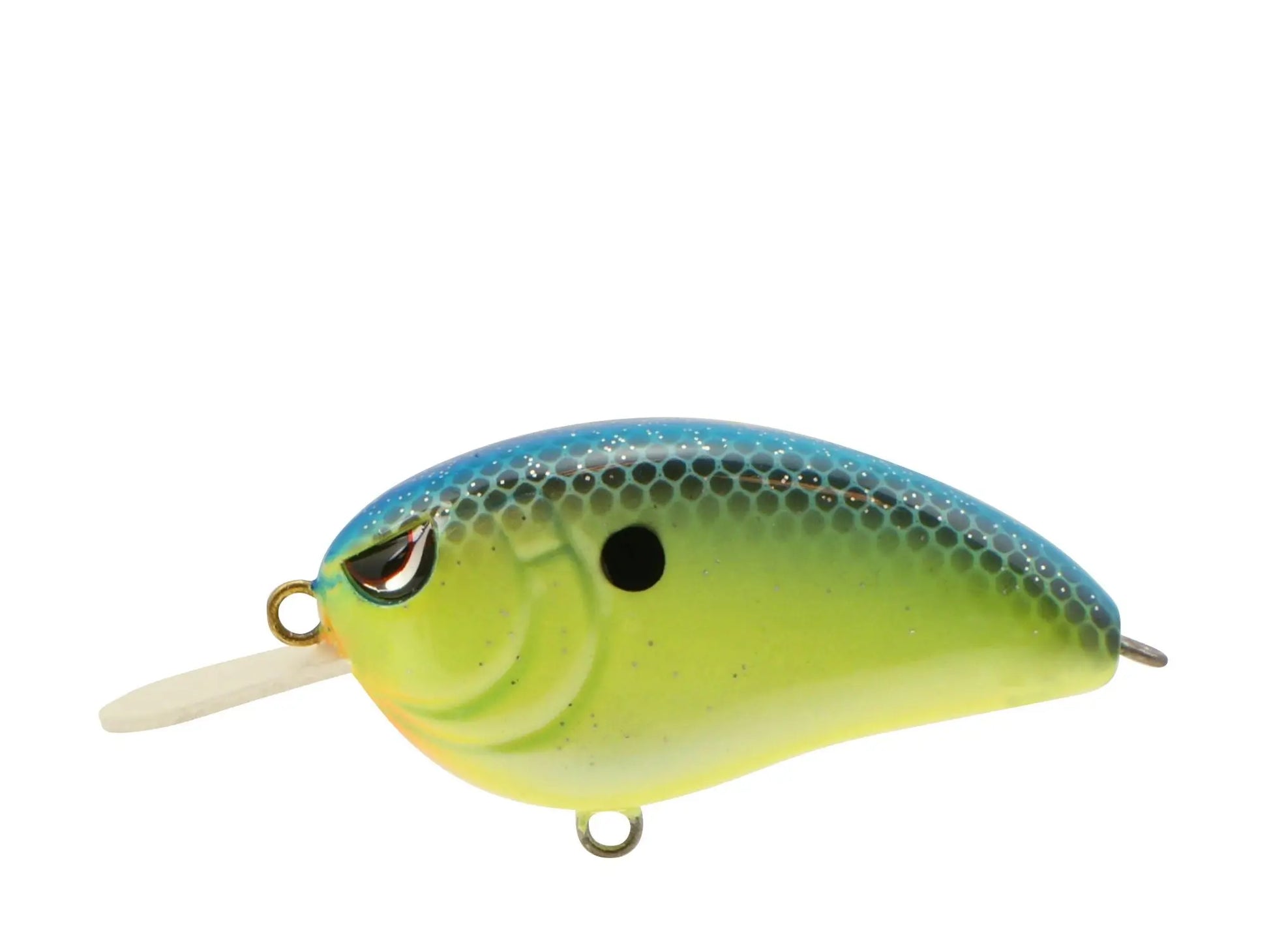 computer fishing lure Spro LITTLE JOHN 50 - CHARTREUSE BLUE