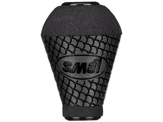 Oversize Round Black Winn Knob