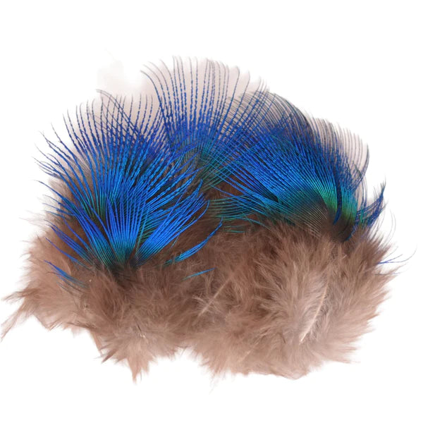 Wapsi Neck Hackle Strung - Peacock Blue