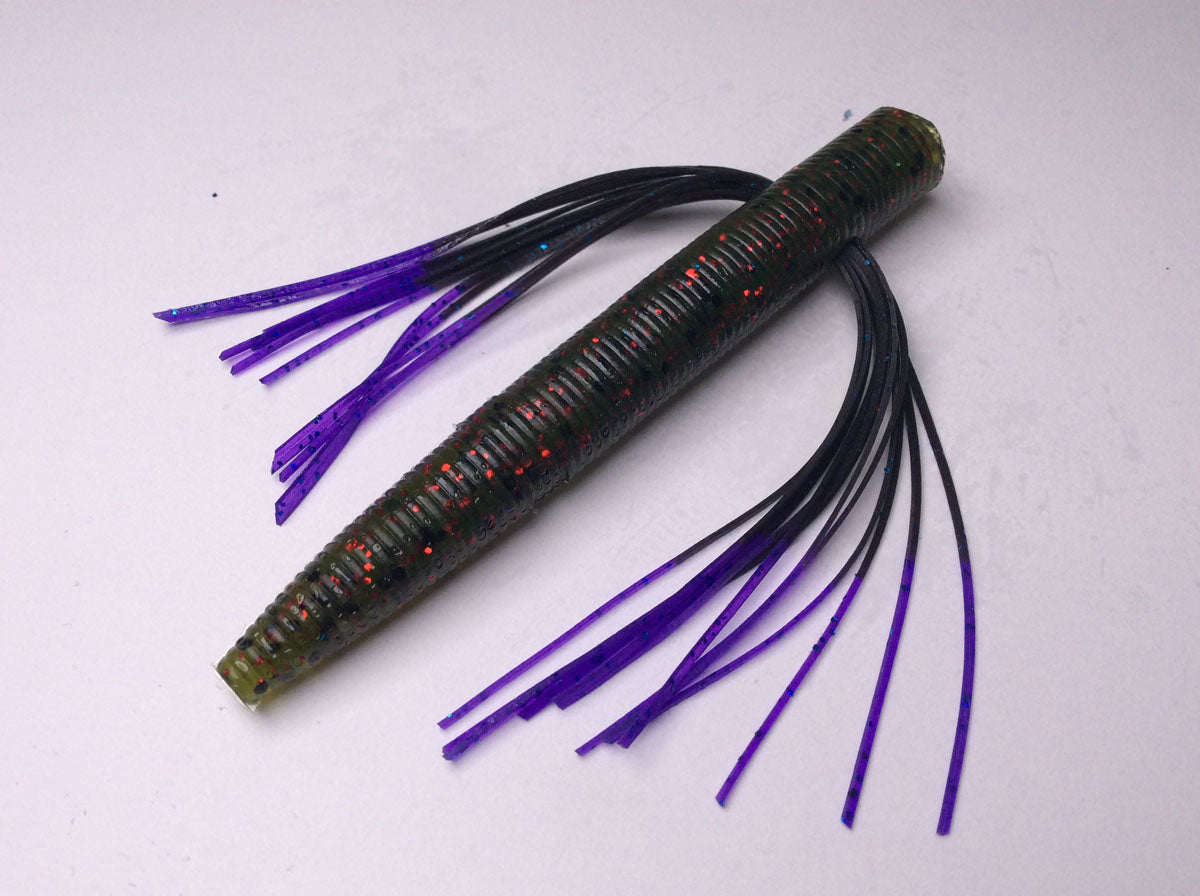 Tightlines UV NEDBAIT 3.5" - Watermelon Red w/ Purple Tip  5pk