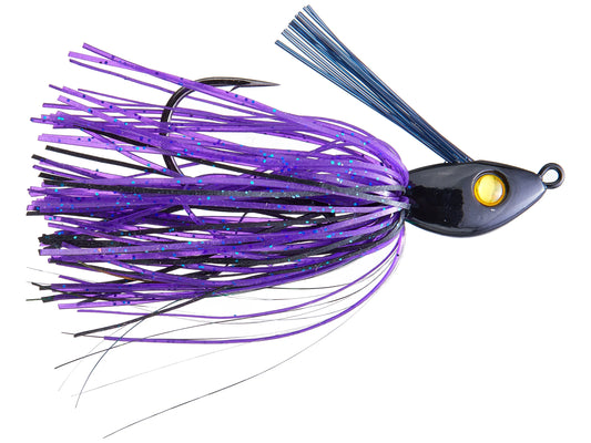 Hayabusa Lil' Schmitty Finesse Swim Jig, 3/8oz - The OG- JuneBug/Green Mylar, 1pc