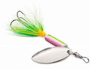 Blue Fox Whip Tail Sz 2 - Black Chartreuse Pink
