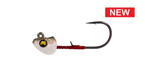 Megabass OKASHIRA HEAD (1/8oz) #3/0 - TENNESSEE SHAD  3pk