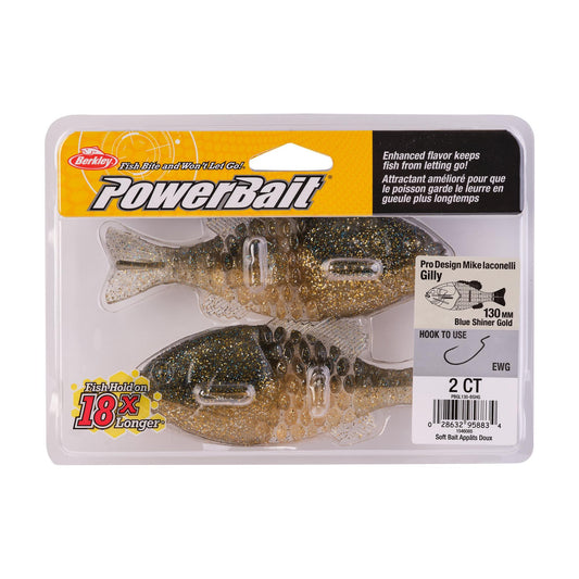 Berkley PowerBait Gilly 130mm - Blue Shiner Gold (2 pk)