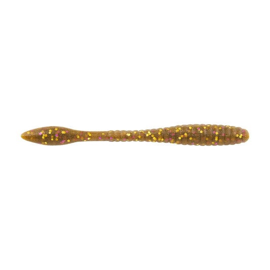 Berkley PB MaxScent FlatWorm 3.6'' - Mango Magic 10pk