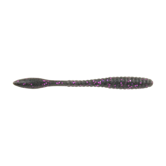 Berkley PB MaxScent FlatWorm 3.6'' - Smoke Black Purple 10pk