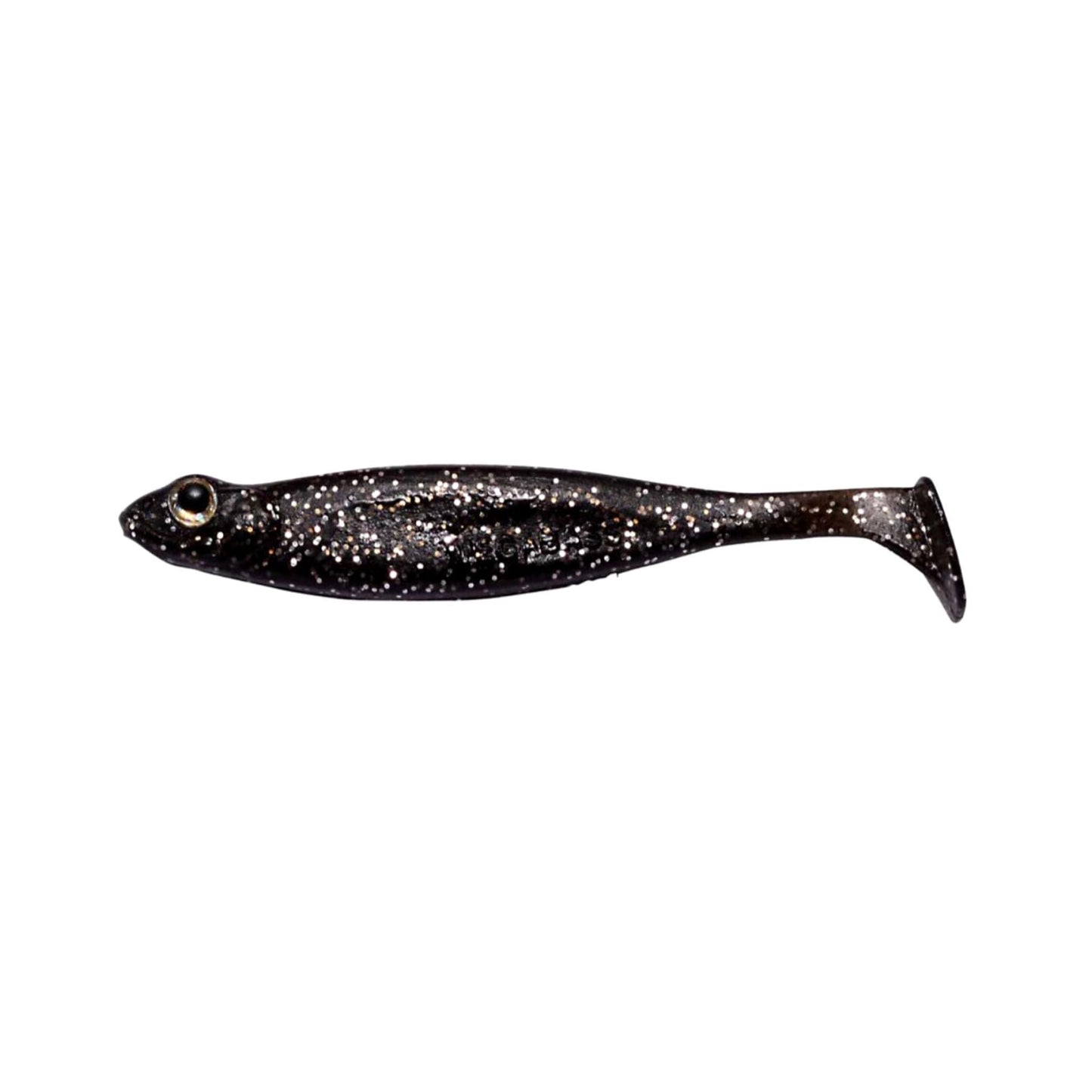 Megabass Hazedong Shad 3" 8 pack - Black/Silver Flake