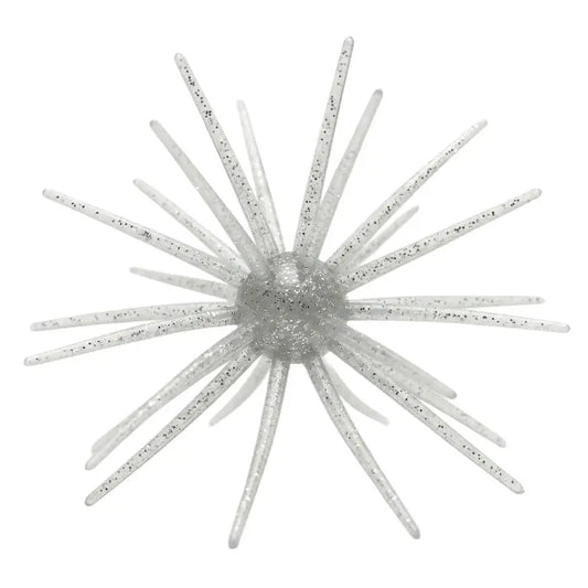 Skinny Bear Fishing Shake 'Em Up 10mm - Platinum Shad  2pk