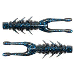 Z-Man TRD HOGZ 3" - BLACK/BLUE  6 PACK