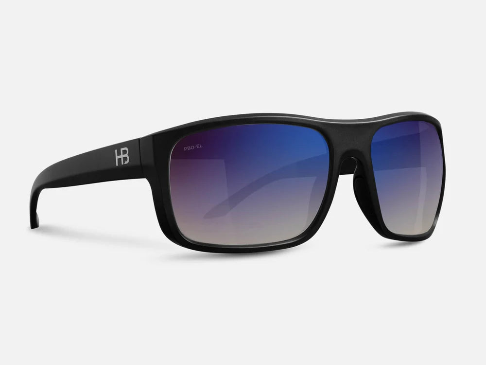 PBO Sunglasses - Electronic Chili Lense - Top Shot Matte Black Frame