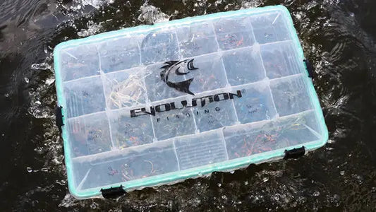 EVOLUTION 3700 4-Latch Waterproof Tackle Tray - Lucky Lure Tackle