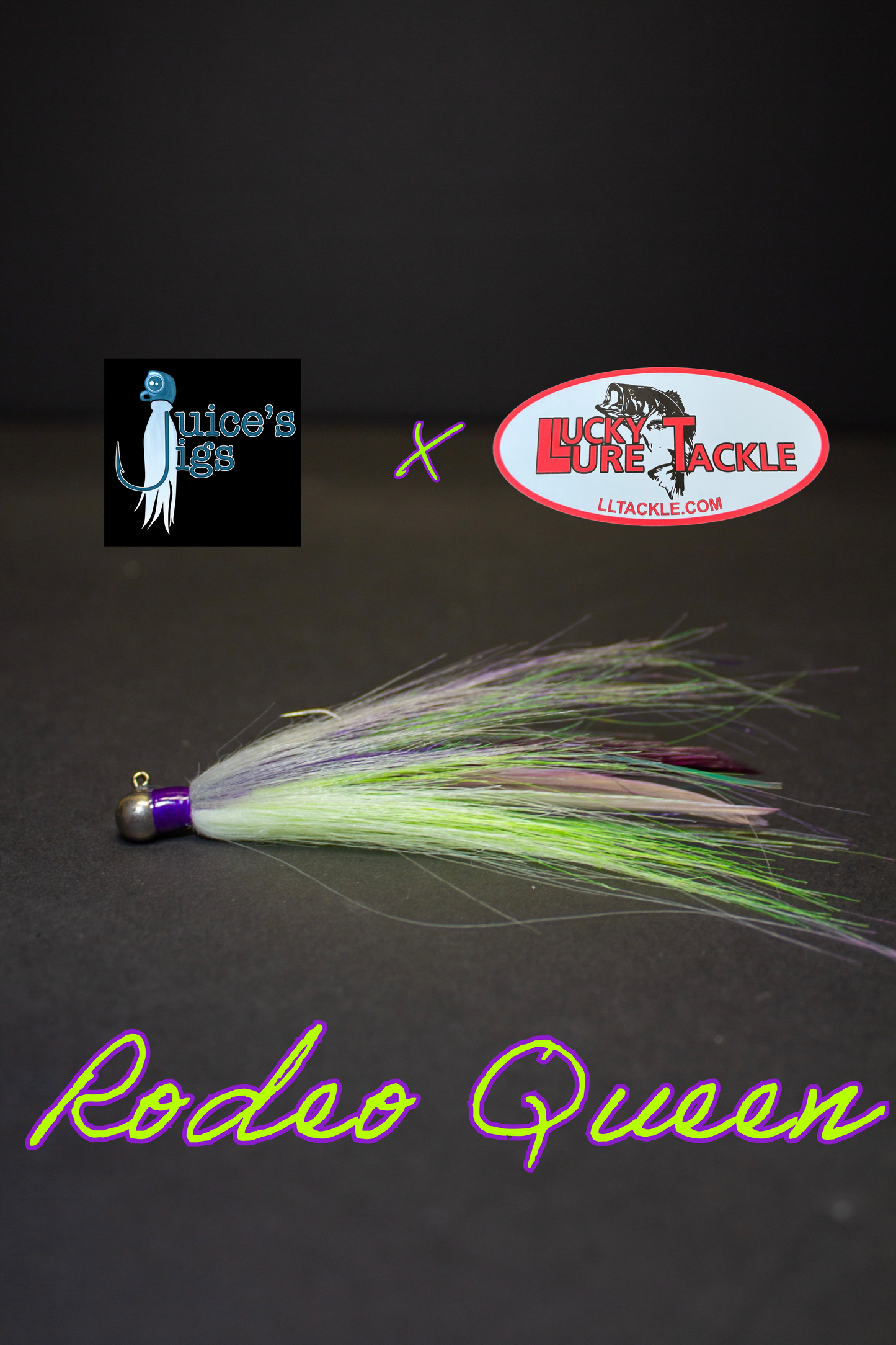 Juice's Hairmiki Jig 1/4oz - Juice's Head - Rodeo Queen