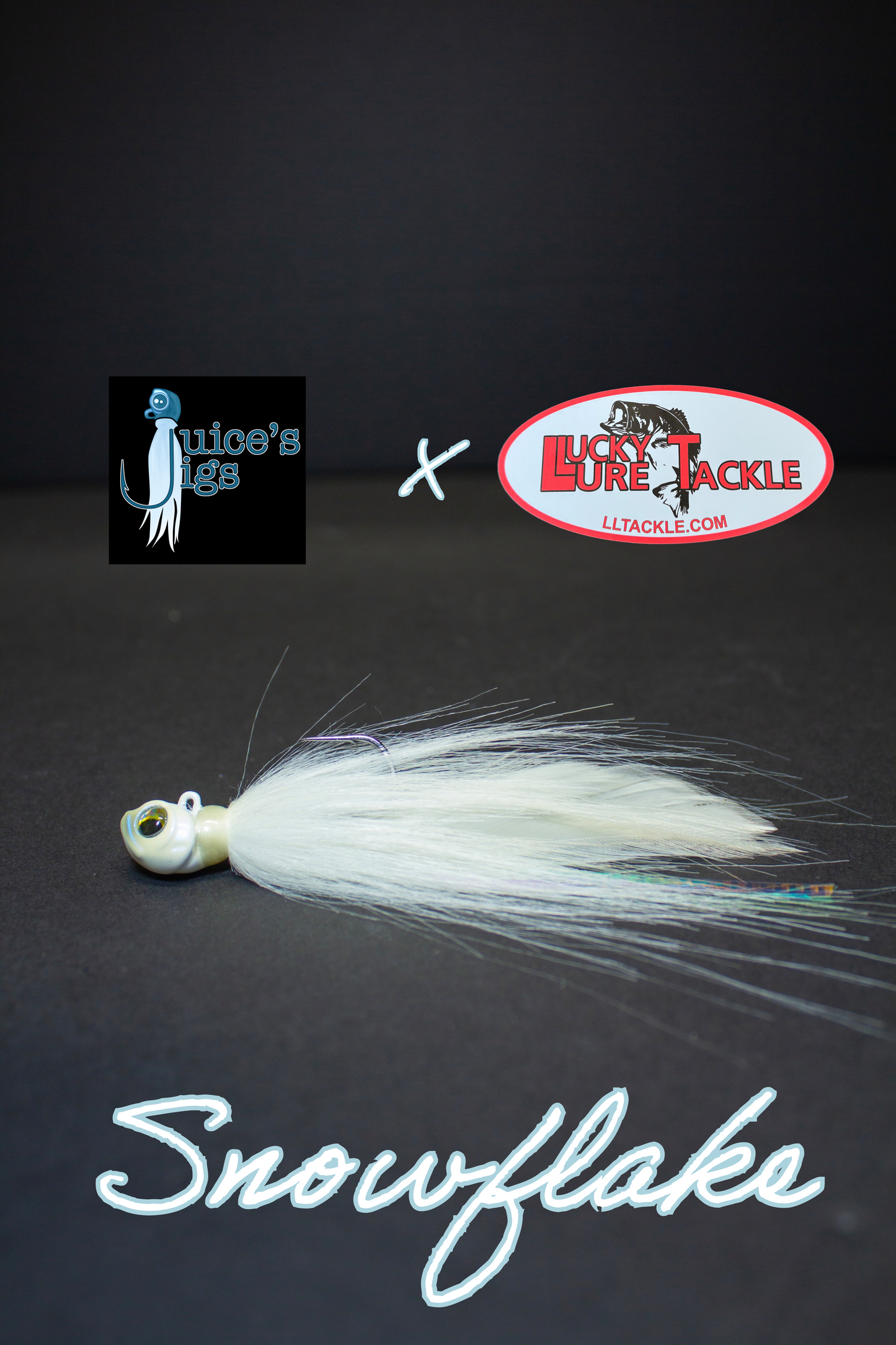 Juice's Hairmiki Jig 1/4oz - Taddo Head - Snow Flake