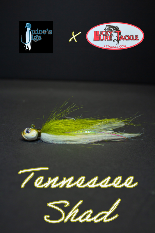 Juice's Hairmiki Jig 1/4oz Dirty Head - TN Shad