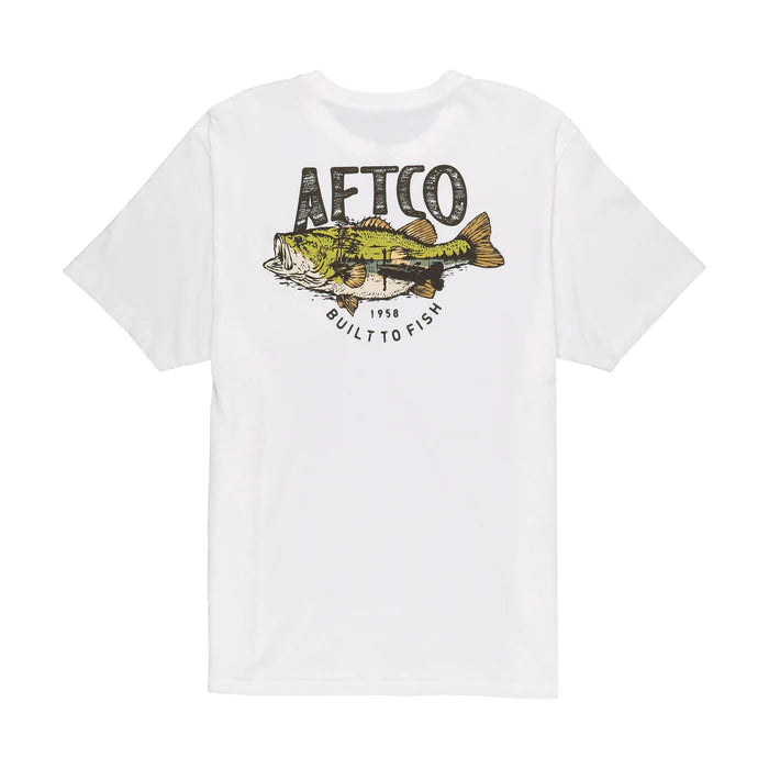 AFTCO Wild Catch TShirt M White