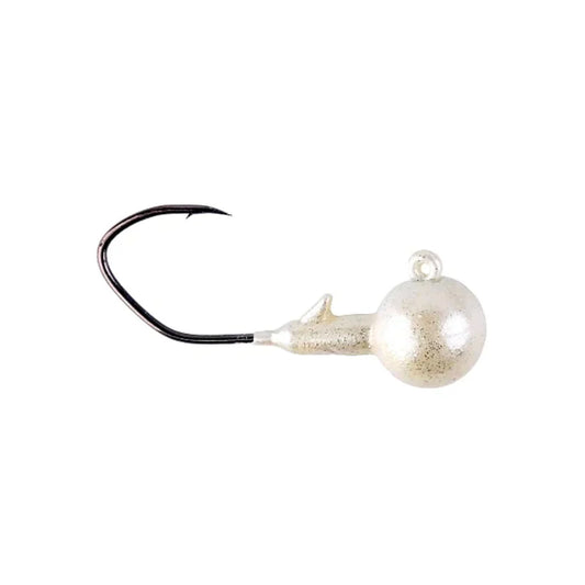 YUM FF Sonar Jig Heads 3/16oz 3/0 - Pearl  3pk