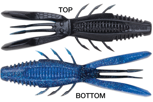 Rapala Crush City Bronco Bug 4" - Black N Blue  6pk