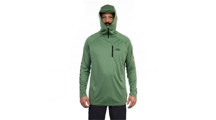 AFTCO Jason Christie LS Performance Hood 3X - Olive