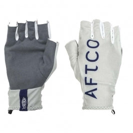 AFTCO Solblok Gloves LG - Silver