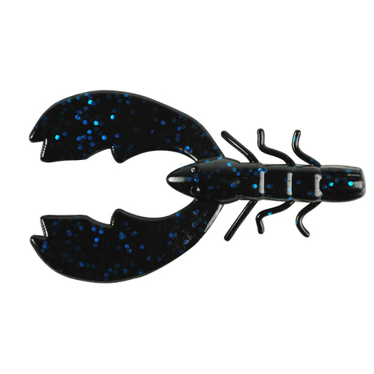 Berkley PB Chigger Craw 3'' - Black Blue Fleck 10pk