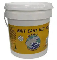 Bait Cast Net Mako Premium Cast Net 5ft Radius"-Diameter 10ft" - Lucky Lure Tackle