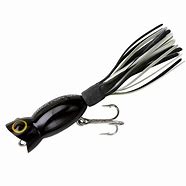 Arbogast Hula Popper 1/4oz - Black