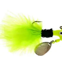 Blakemore Road Runner Marabou 1/8oz - Chartreuse/Black/Chartreuse