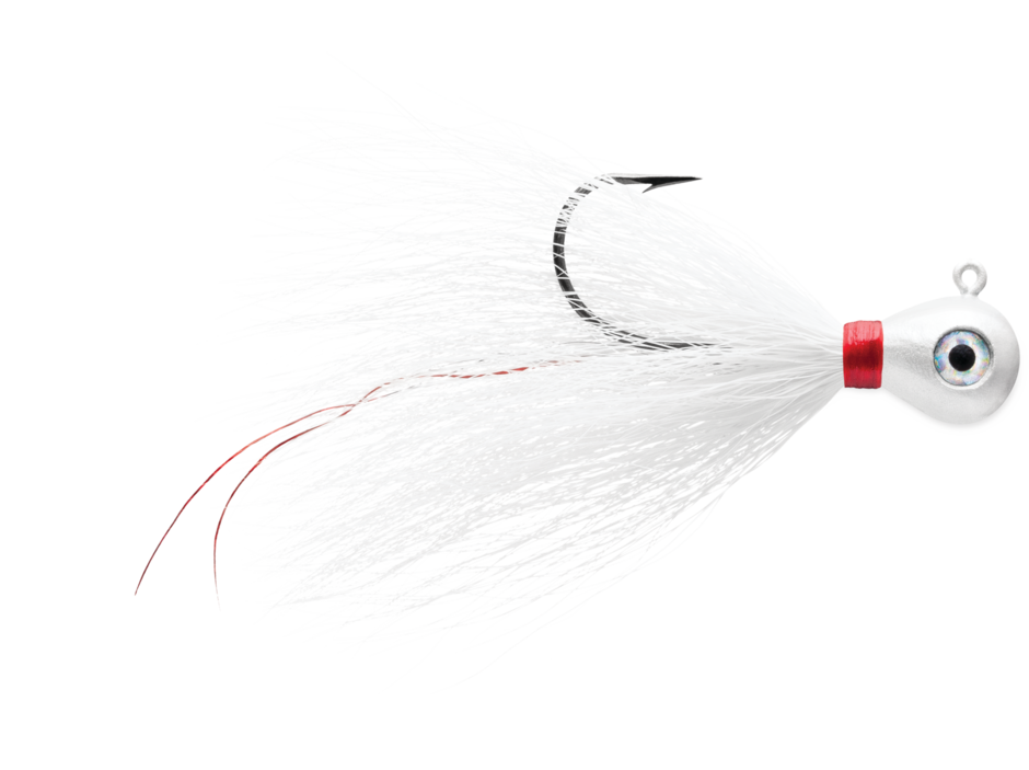 VMC Pro Series Bucktail Jig 1/2oz - White  2pk