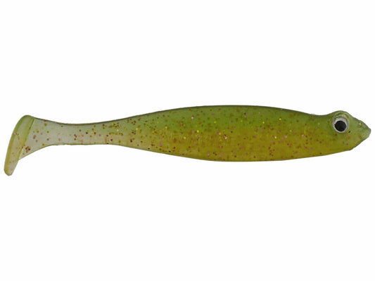 Megabass HAZEDONG SHAD (4.2in) - DISCO STAIN  5pk