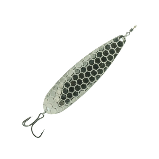 6th Sense Divine Flutter Spoon 4.75in (1.25oz) - Hex Chrome