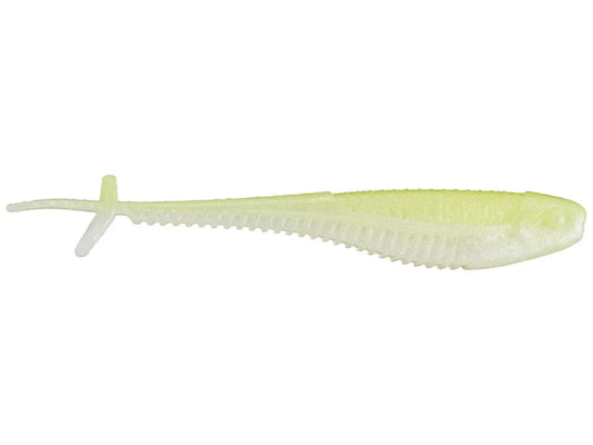Rapala Crush City "Mooch Minnow" 4.5 Chartreuse Pearl 5Pc" - Lucky Lure Tackle