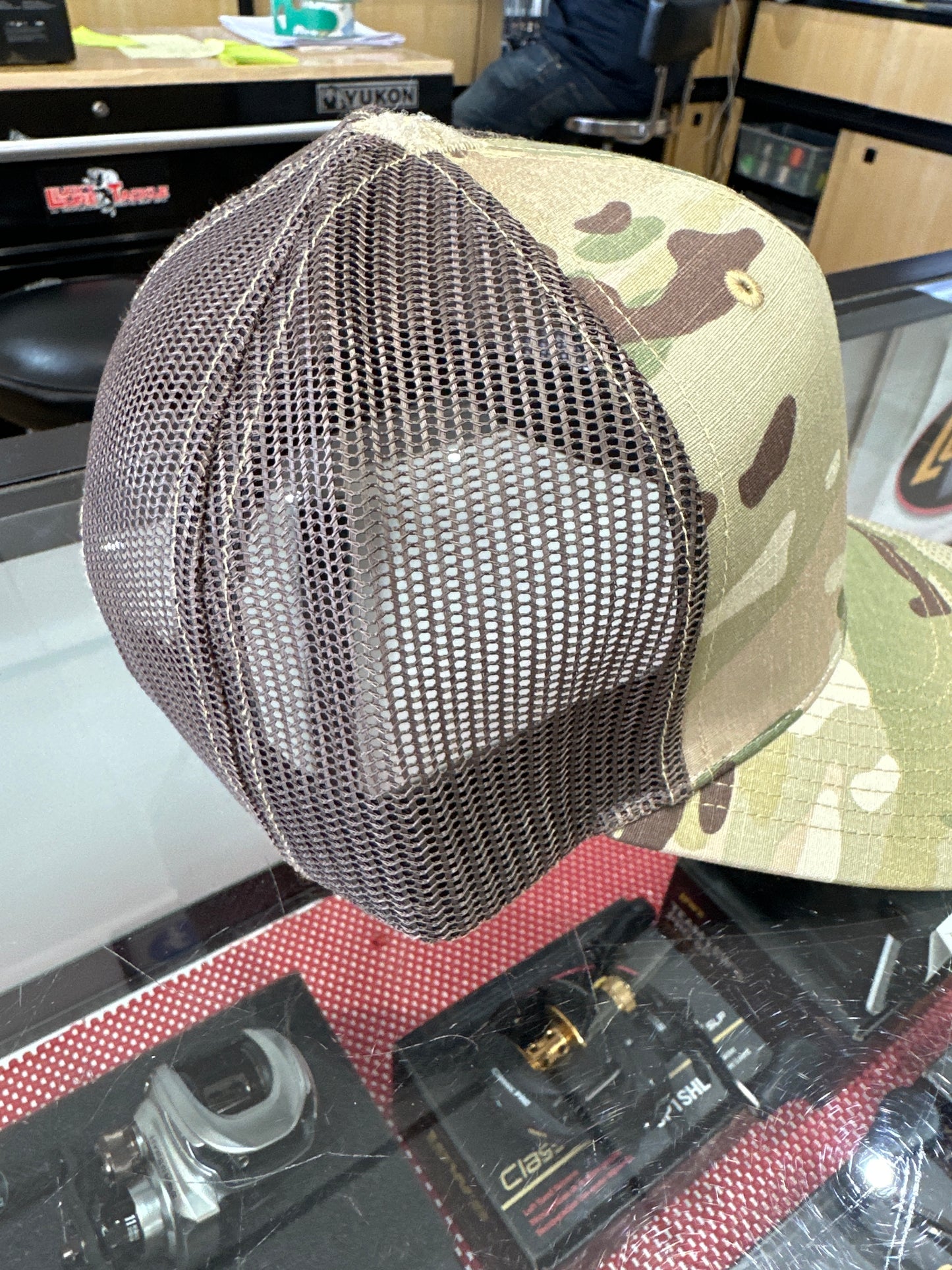 BFE Hat - Camo and Brown