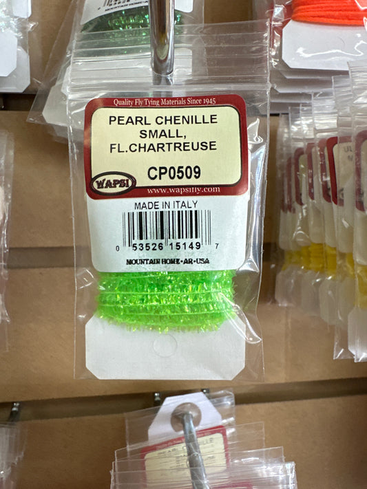 Wapsi Pearl Chenille Small - Fl. Chartreuse