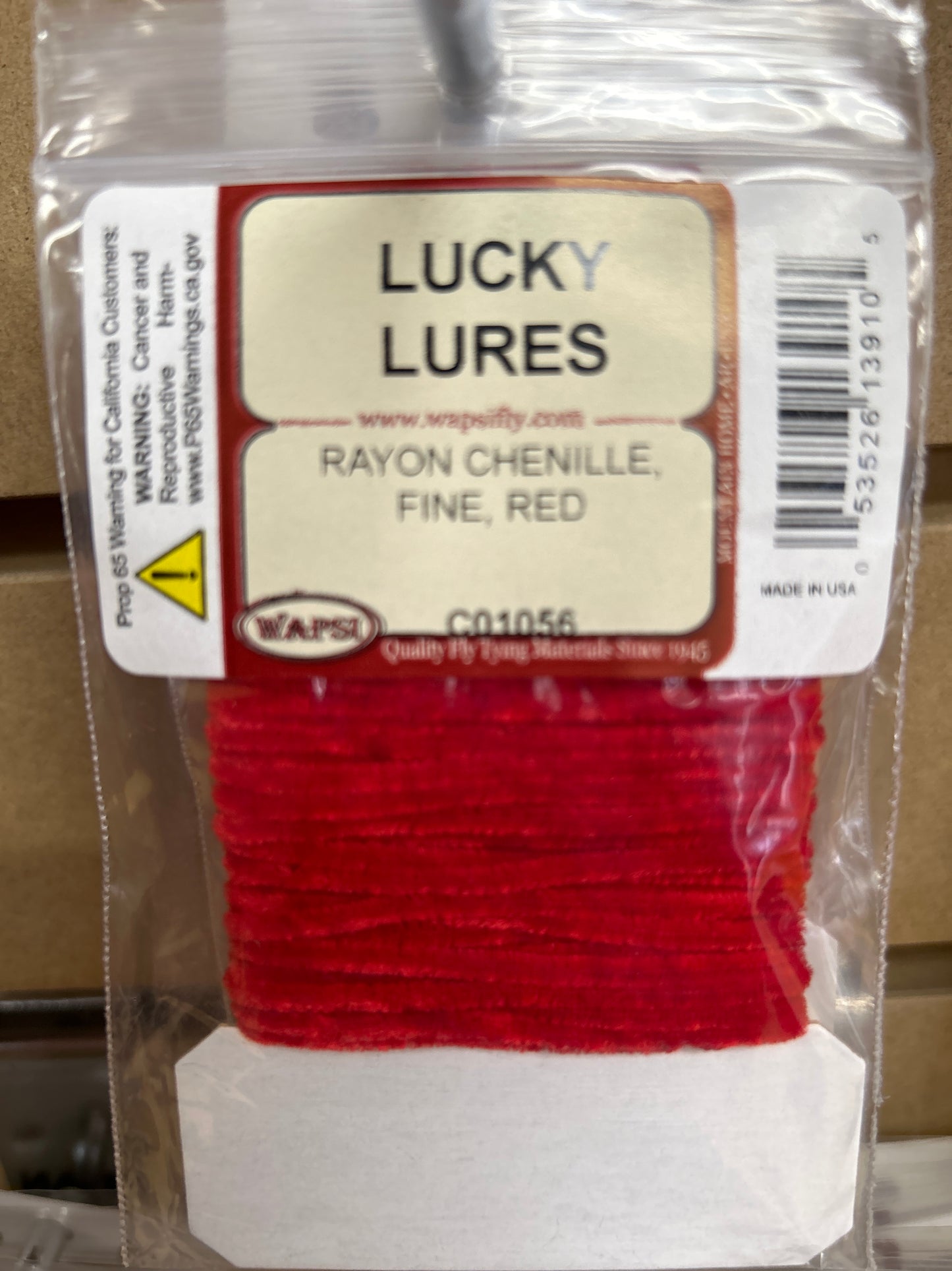 Wapsi Rayon Chenille Fine - Red