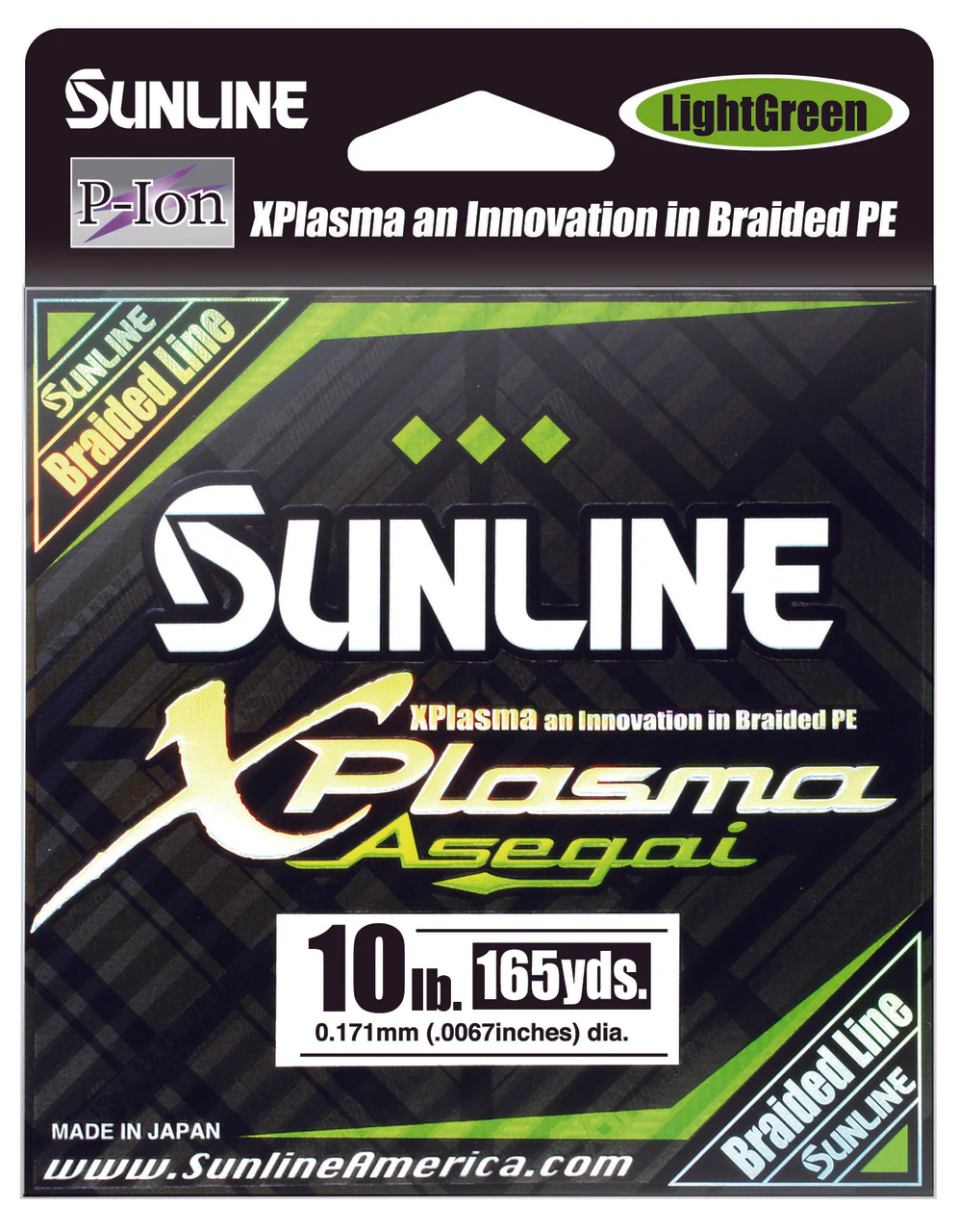 Sunline Plasma Asegai 12lbs 330yds braid