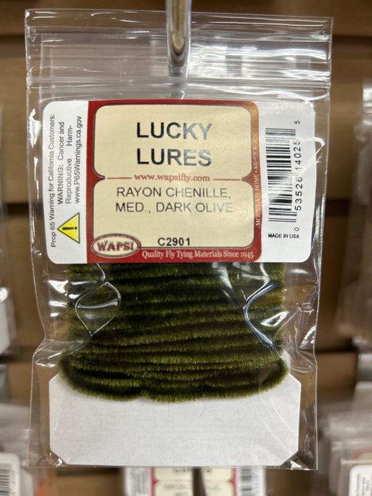 Wapsi Rayon Chenille Med - Dark Olive