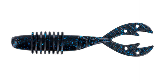 Big Bite 4.25" Kamikaze Swimon - Black Blue Flake 6pk