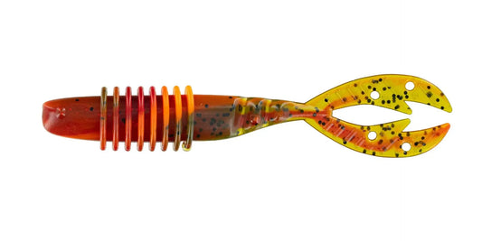 Big Bite 4.25" Kamikaze Swimon - Green Pumpkin Flamethrower  6pk Big Bite